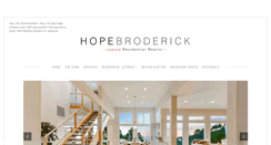 Desktop Screenshot of hopebroderick.com